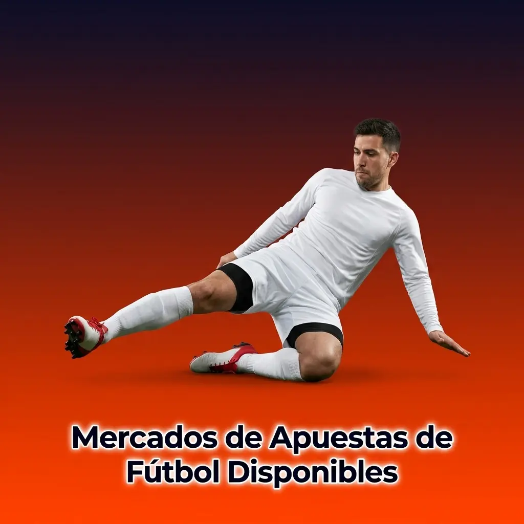 Mercados de apuestas de fútbol: 1X2, Over/Under, BTTS, hándicap, marcador exacto y goleador