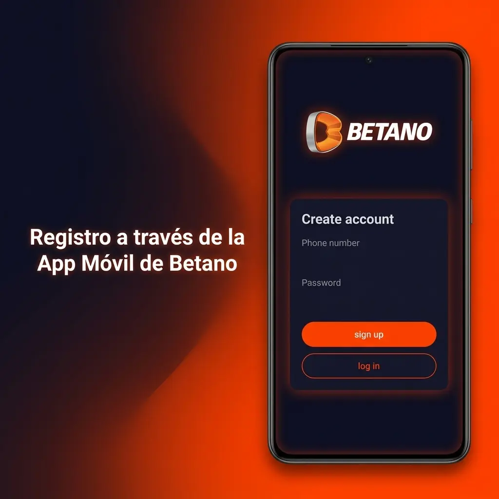 Registro en la app móvil de Betano: pasos para crear cuenta en Android e iOS con interfaz táctil